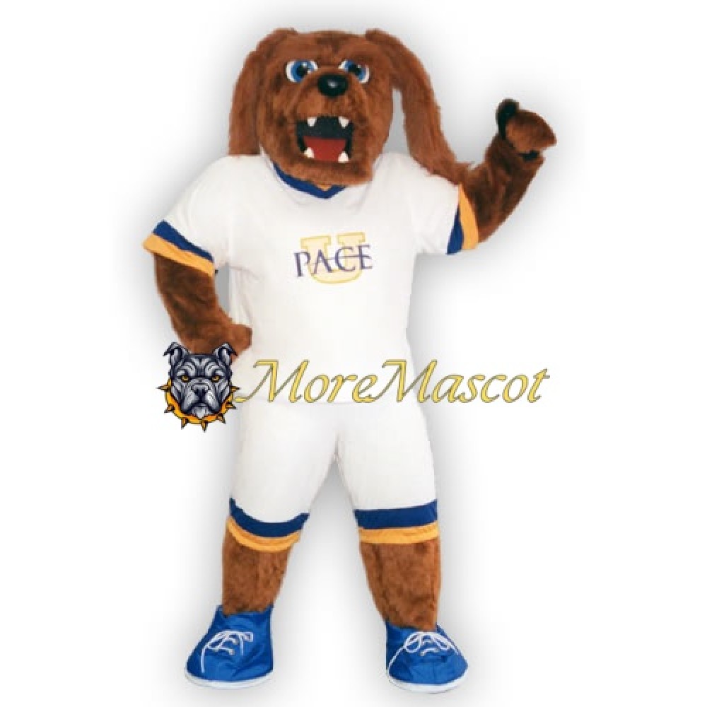 University Brown Dog Mascot Costume