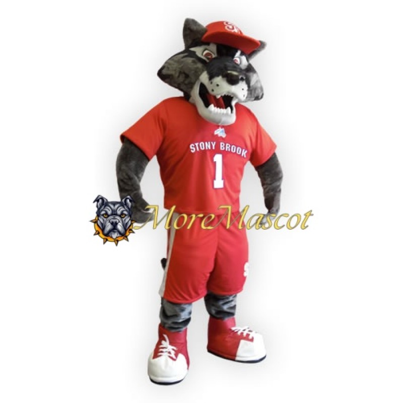 University Sport Wolf Mascot Costume