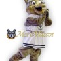 Samurai Brown Wolf Mascot Costume