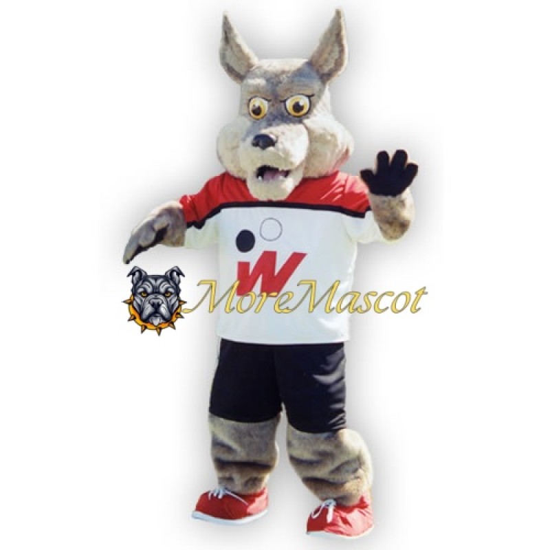 Sports Coyote Mascot Costume