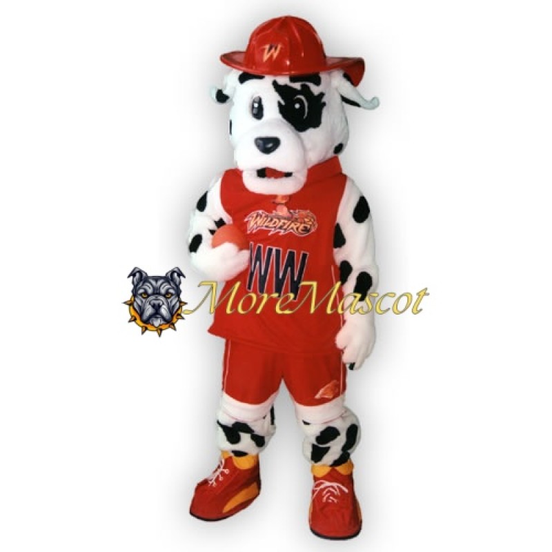 Sport Fire Dog Mascot Costume