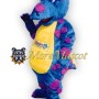 Blue & Purple Dragon Mascot Costume
