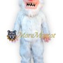 Fierce Yeti Mascot Costume