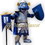 Warrior Blue Dragon Mascot Costume