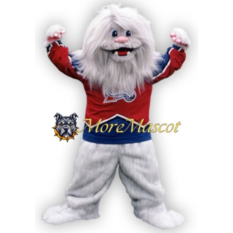 Adult Snow Monster Mascot Costume