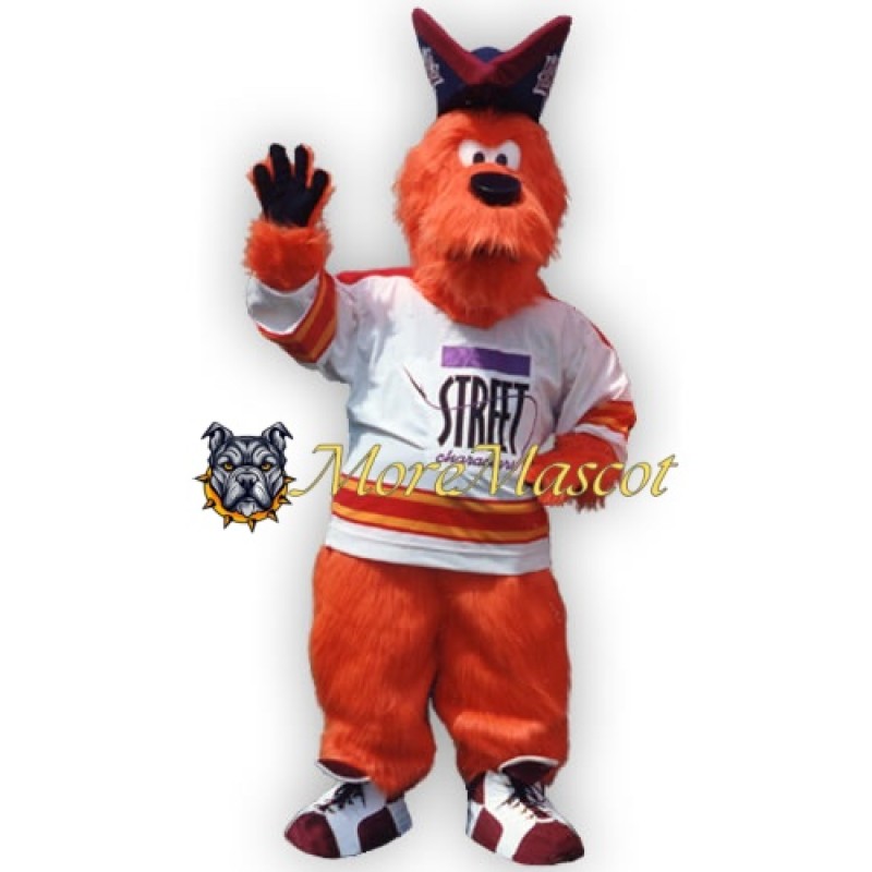 Sport Orange Monster Mascot Costume