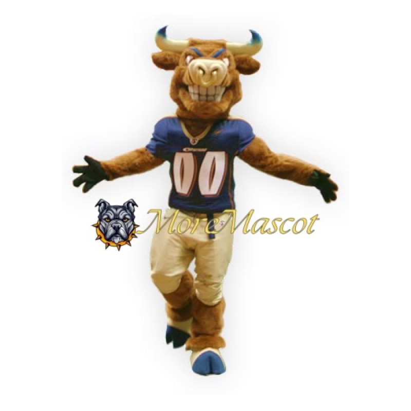 Power Sports Bull Mascot Costume