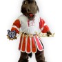 Knight Brown Horse Mascot Costume
