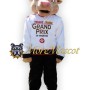 Racer Bull Mascot Costume