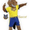 University Brown Horse Mascot Costume