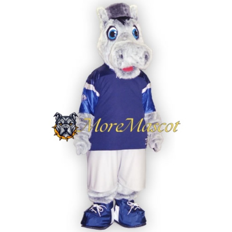 Adult Gray Horse Mascot Costume