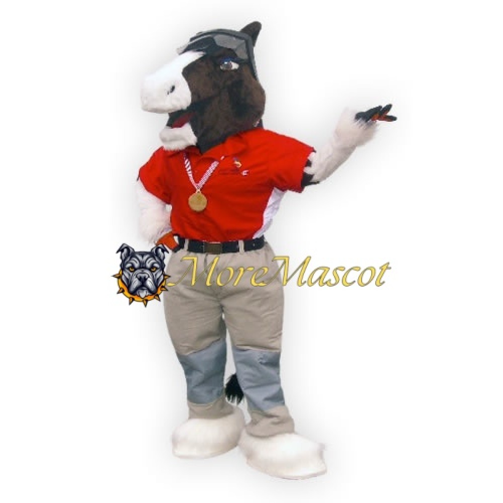 Champion Horse Mascot Costume