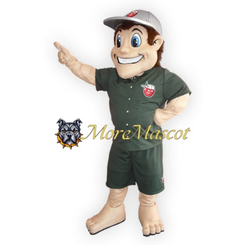 Happy Power Man Mascot Costume