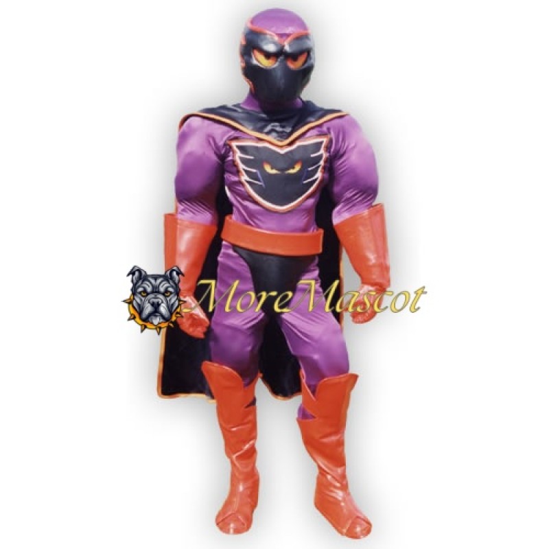 Muscle Mask Hero Mascot Costume