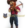 Happy Miner Mascot Costume