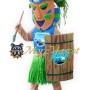 Disguised Warrior Mascot Costume