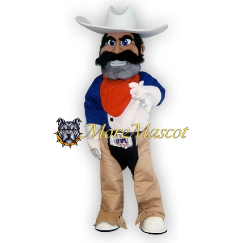 University Adult Cowboy Mascot Costume