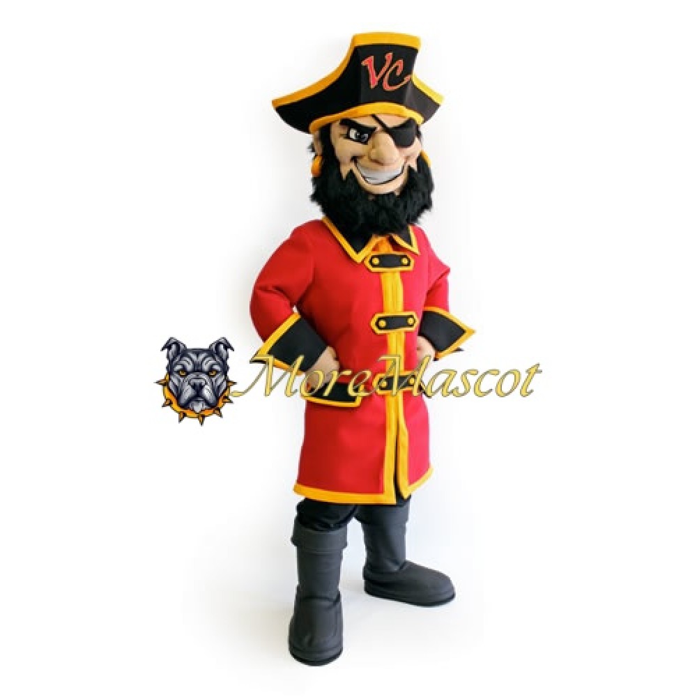 Happy Captain Mascot Costume