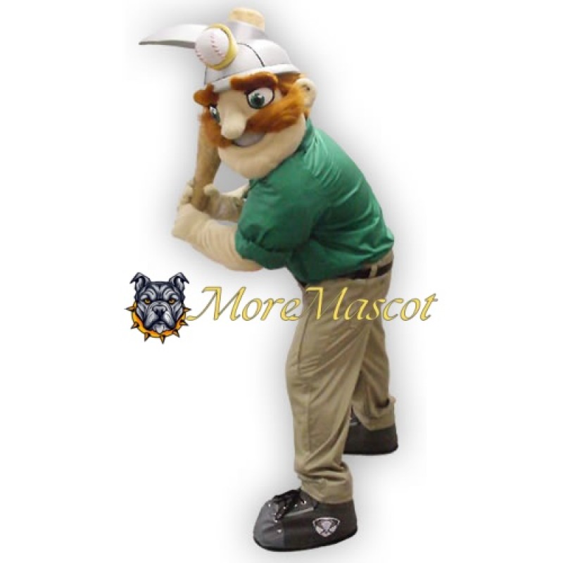 Professional Miner Mascot Costume