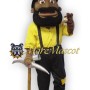 Black Miner Mascot Costume