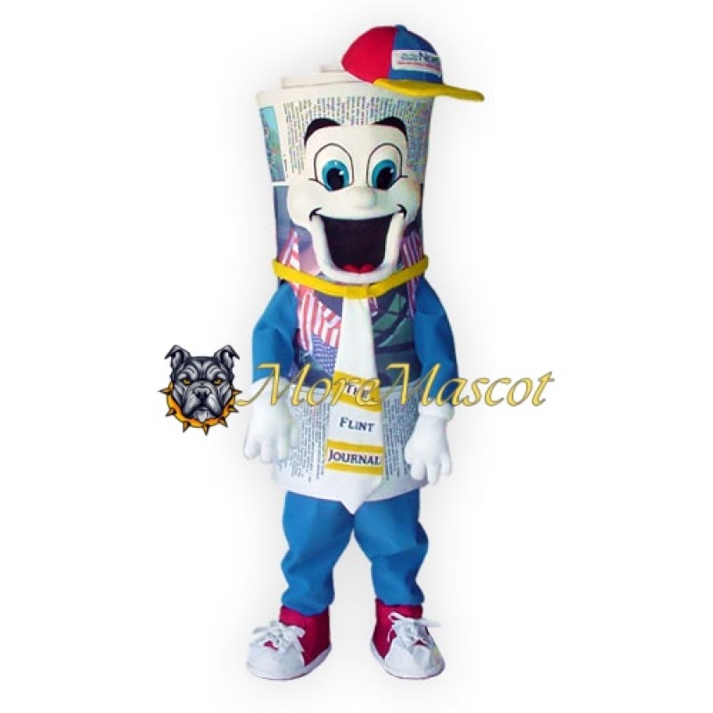 Daily Newspaper Mascot Costume