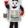 Newspaper Cartoon Mascot Costume