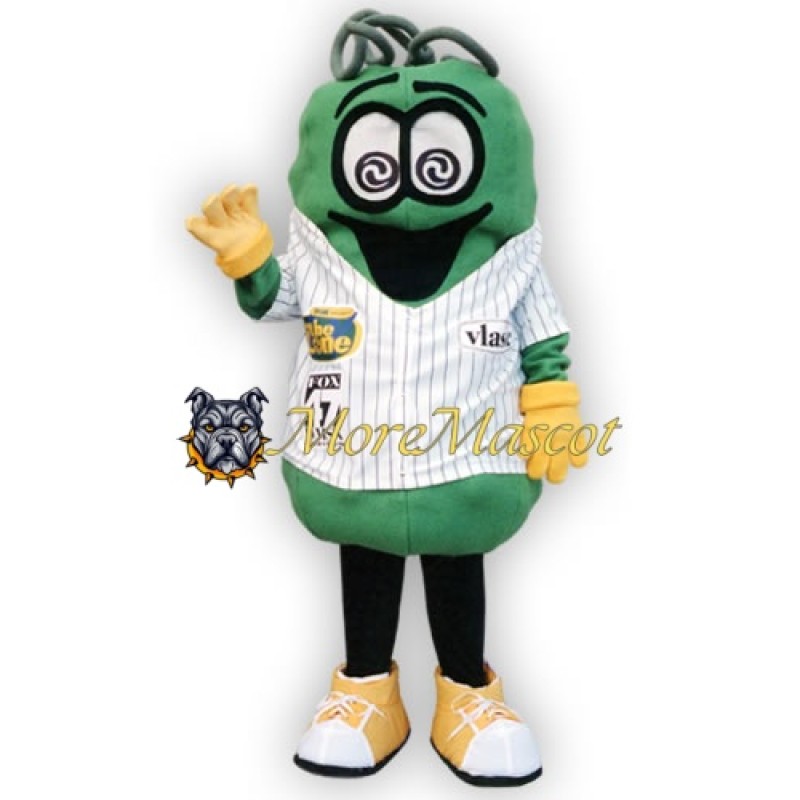 Funny Green Monster Mascot Costume