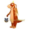 Brown Dragon Mascot Costume