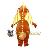 Brown Dragon Mascot Costume