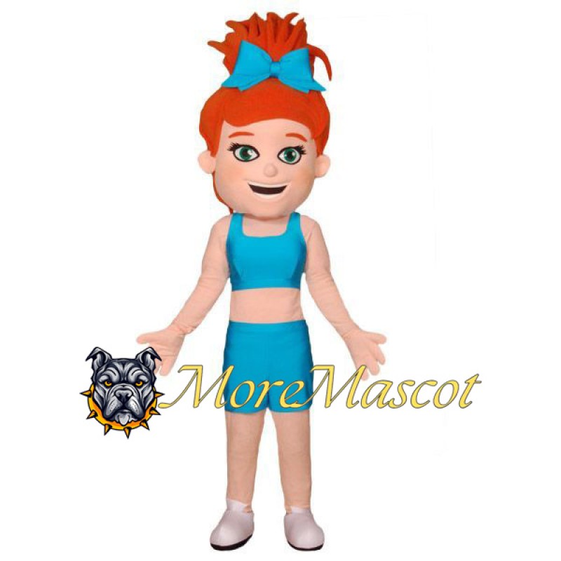 Cheerleading Girl Mascot Costume