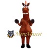 Brown Horse Mascot Adult Costume
