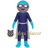 Glasses Superman Mascot Costume