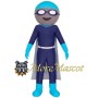 Glasses Superman Mascot Costume