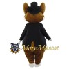 Suit Brown Dog Mascot Costume