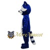 Blue Fox Mascot Costume For Adult
