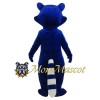 Blue Fox Mascot Costume For Adult