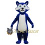 Blue Fox Mascot Costume For Adult