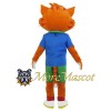 Sport Orange Cat Mascot Costume