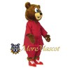 Red Suit Bear Mascot Costume