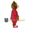 Red Suit Bear Mascot Costume