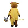 Yellow Cow Mascot Adult Costume