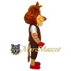 Lion With Vest Mascot Costume