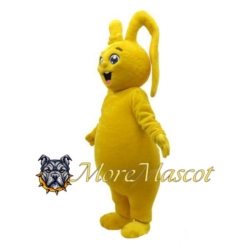 Adult Yellow Rabbit Mascot Costume
