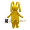 Adult Yellow Rabbit Mascot Costume