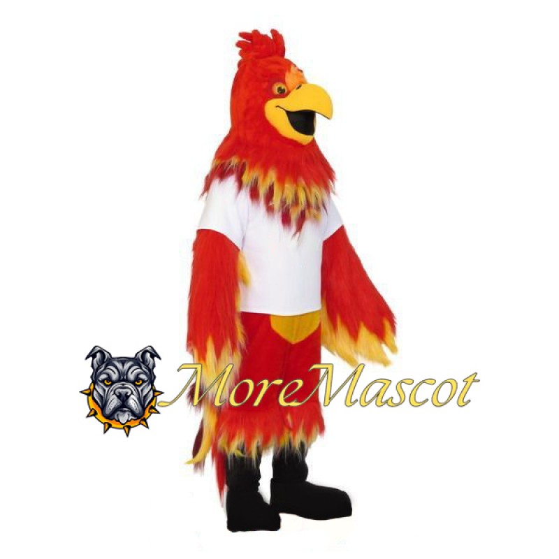 Furry Phoenix Mascot Costume
