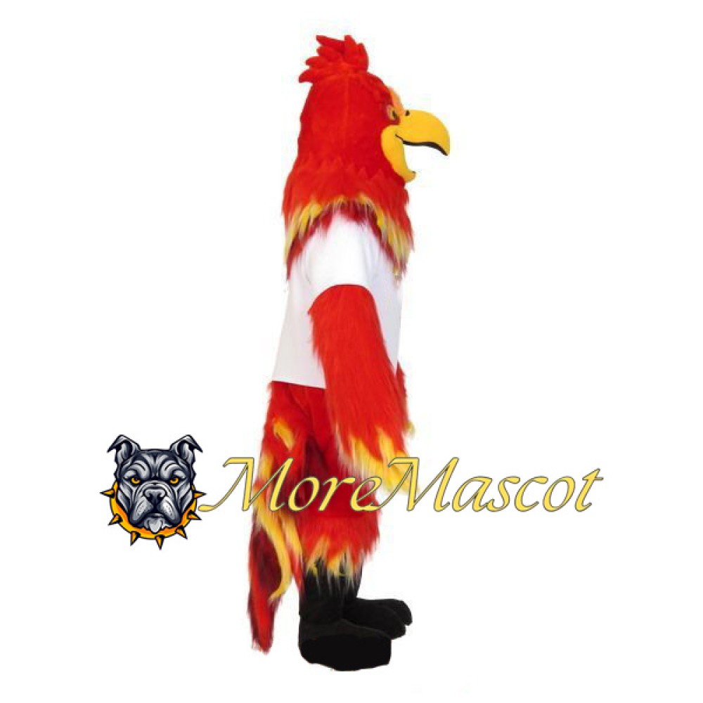 Furry Phoenix Mascot Costume