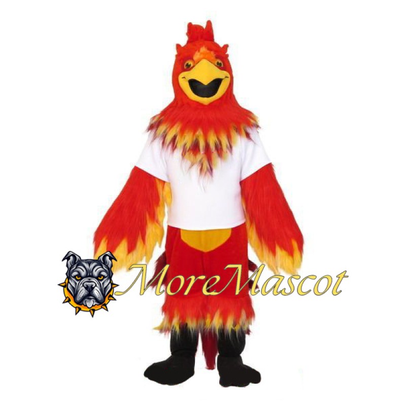 Furry Phoenix Mascot Costume