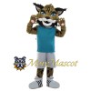 Brown Wildcat Mascot Costume