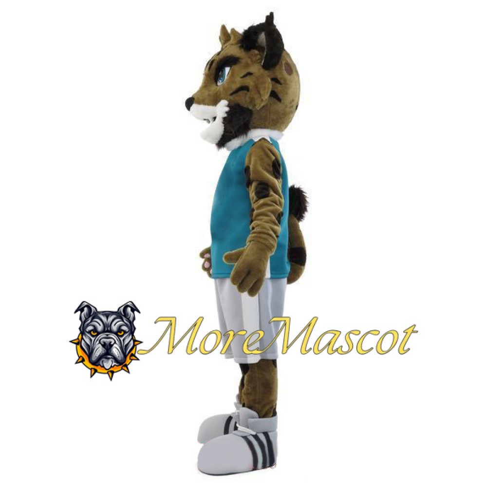 Brown Wildcat Mascot Costume