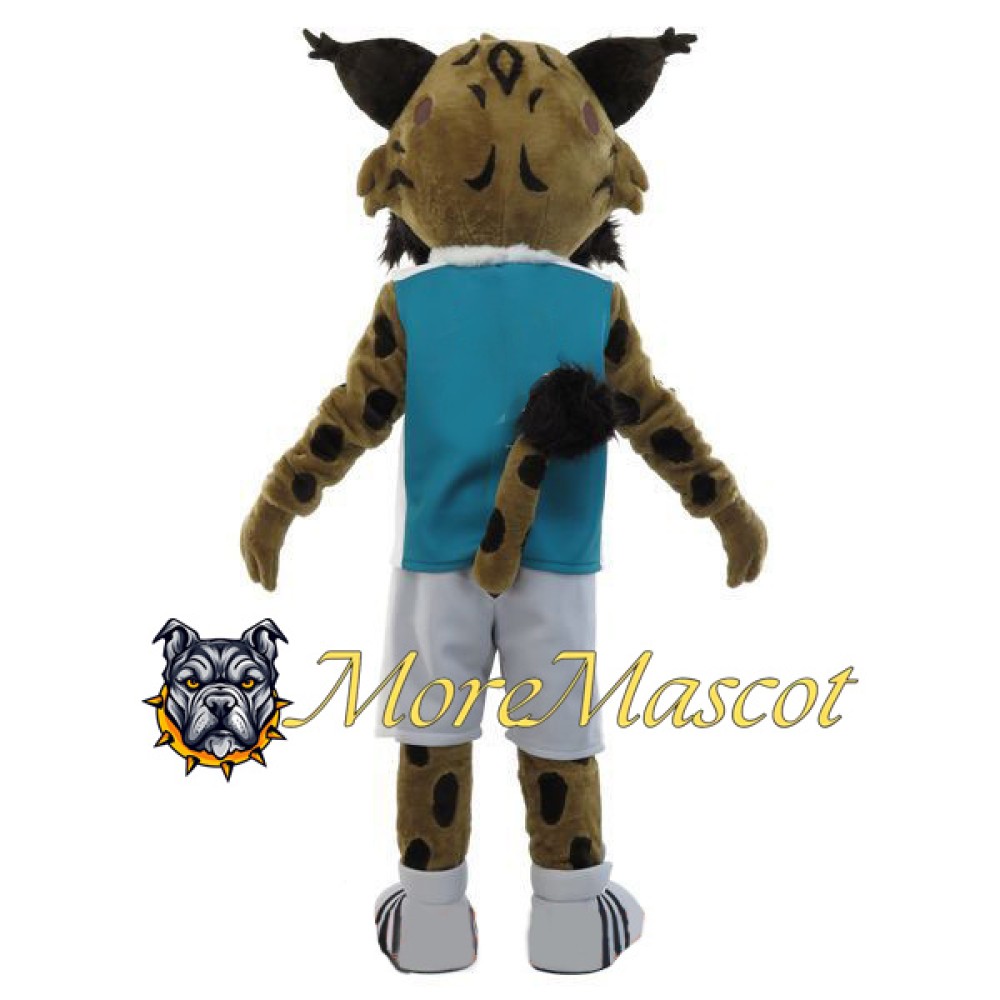 Brown Wildcat Mascot Costume